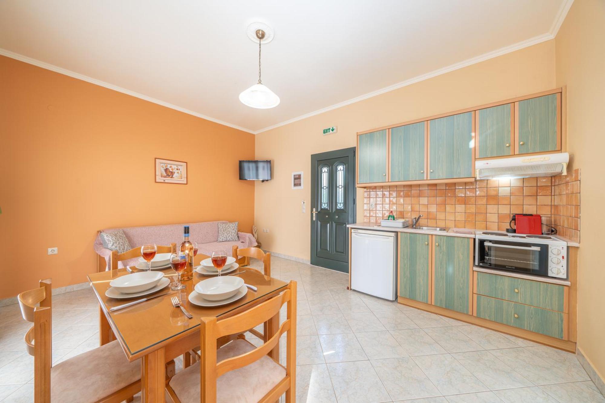 Eleftheria Apartments Vlachata Ngoại thất bức ảnh
